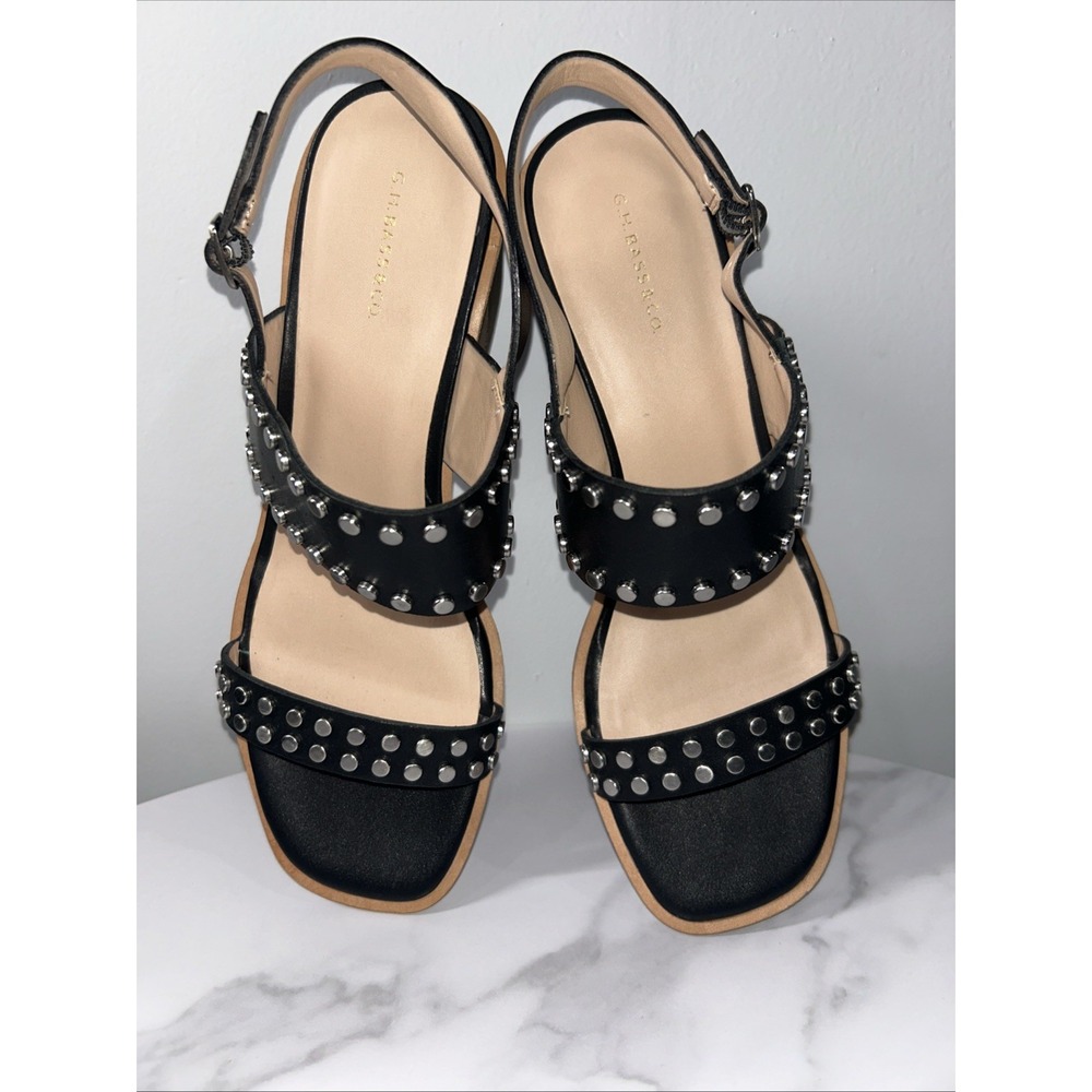 G.H. Bass Rachael Dress Sandals 3" Block Heel 100% Leather Upper Material 10M - Picture 14 of 14